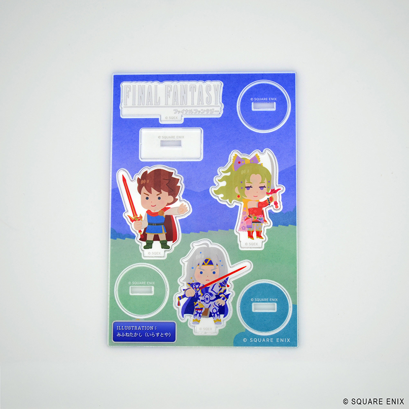 SQEX_eSTORE's tweet photo. 【発売間近】「#FFピクセルリマスター」よりアクリルスタンドが6月27日(土)に発売！みふねたかし(いらすとや)氏の描き下ろしイラストを使用したアクリルスタンドです。『#FF』～『#FF3』キャラクターを収録したVol.1と、『#FF4』～『#FF6』キャラクターを収録したVol.2の2種。
https://t.co/lLUMwKLZOZ https://t.co/ryZtk6oyVL