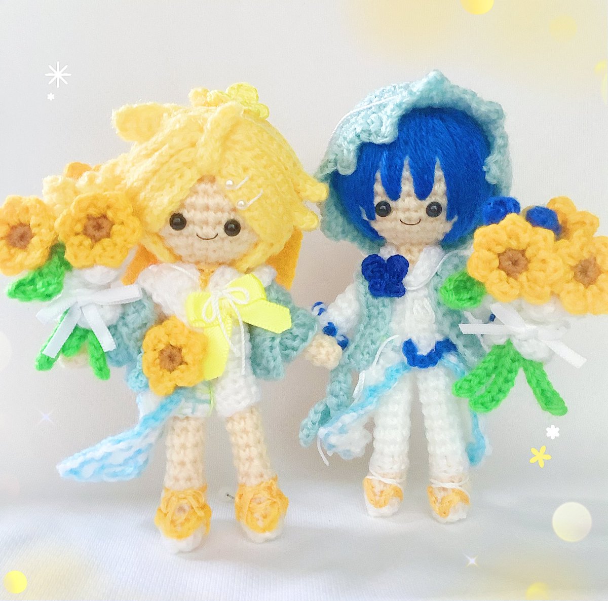miiami99's tweet photo. レンくんにも花束作ってあげました🌻
#マジカルミライ2026 https://t.co/UHSC1upVzD