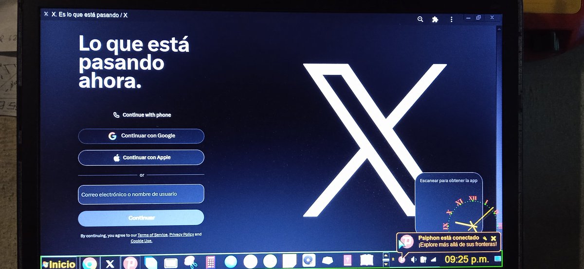 AlexisMartRod1's tweet photo. No puedo entrar en X (Twitter) en mi pc. ¿Que puede ser??? https://t.co/eEd4lYk5Oo