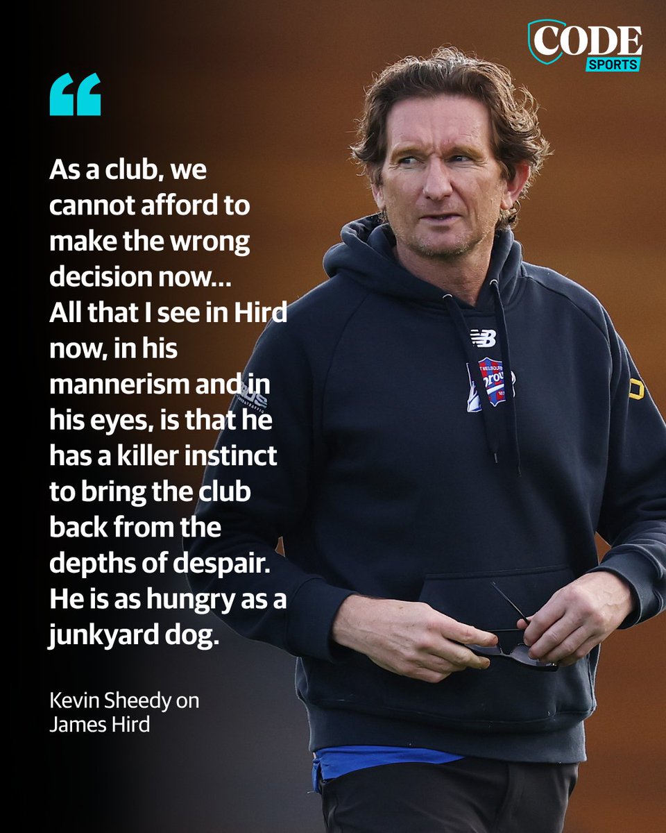 superfooty's tweet photo. Essendon legend Kevin Sheedy saying the Bombers' coaching call looms as one of the biggest decisions in the club’s history — and can’t be made by president Andrew Welsh alone.

And the consequences of getting it wrong could be massive 👉 https://t.co/aTOatTq1UV https://t.co/0hzMdZR52A