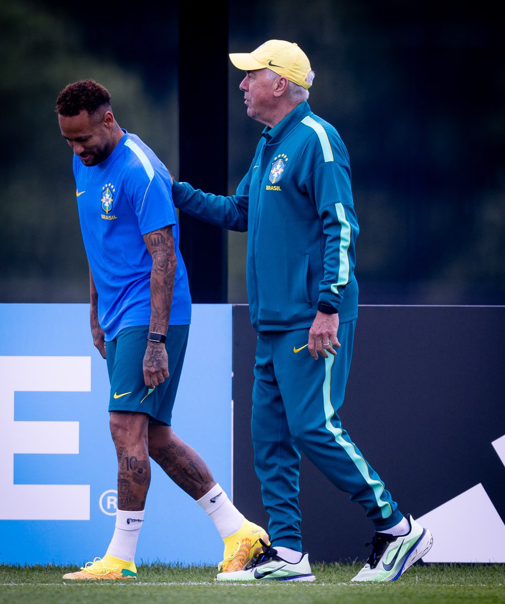 njdmarlon's tweet photo. 🚨 | CONFIRMADO!

Ancelotti confirma que Neymar vai pro jogo amanhã e deve atuar. 🇧🇷 https://t.co/vMHsgTeH0Y