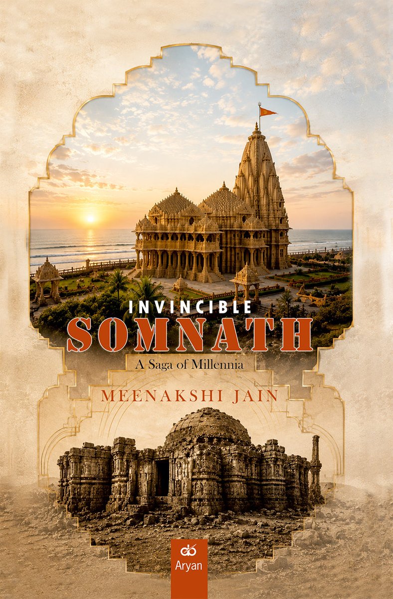 AryanBooksInt's tweet photo. Thank you for the encouraging response to INVINCIBLE SOMNATH by Meenakshi Jain.
We are delighted to share that the first batch of pre-publication orders has already been dispatched. Due to numerous requests, the special pre-publication offer has been extended till 30 June 2026. Reserve your copy: https://t.co/BL5SAbJ0BQ