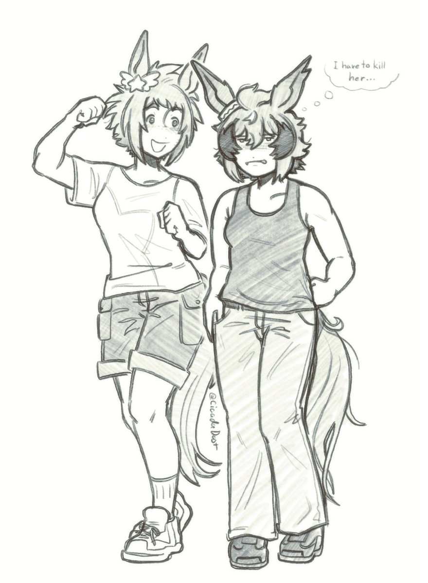 CicadaDust's tweet photo. Shinko Windy #107

- I think it would be funny when they're older, Biko actually ends up the taller of the two. https://t.co/TILqkDPlne