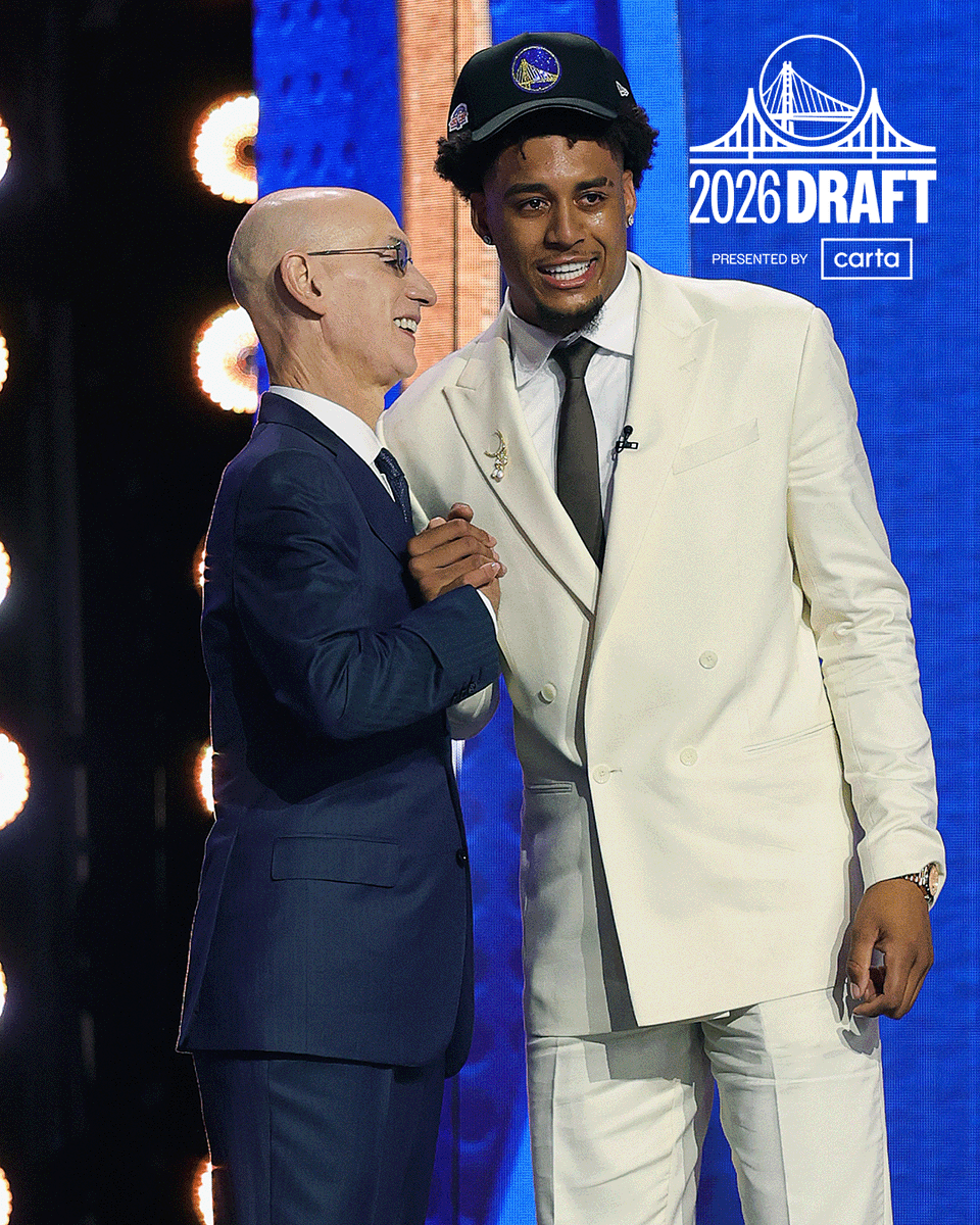 warriors's tweet photo. THE MOMENT ‼️

@cartainc || #DubsDraft https://t.co/jUvNJ09KYE