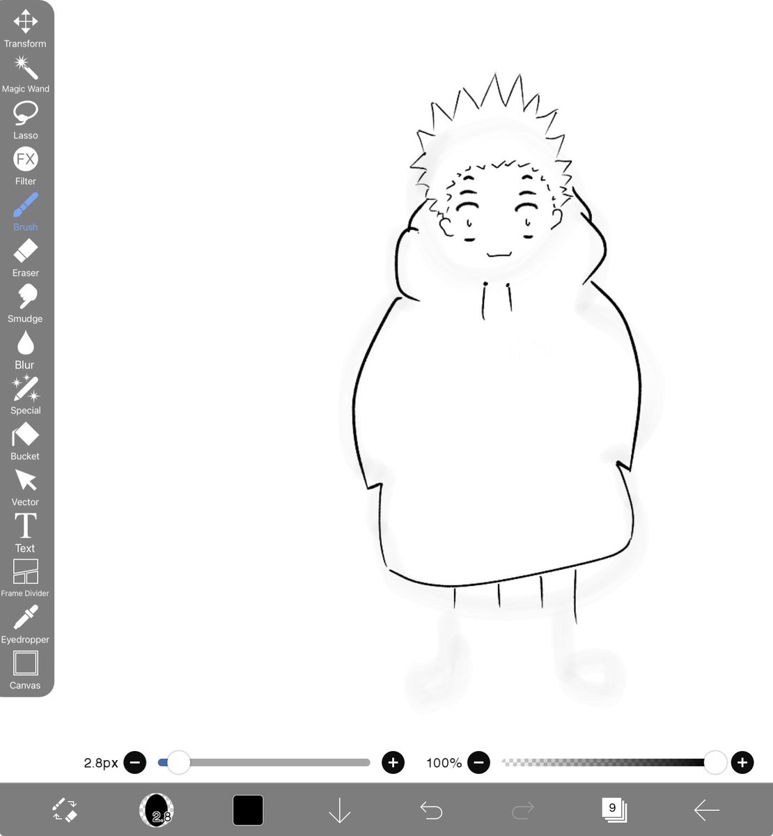 heartmoore's tweet photo. Been genuinely obsessed with #tendou in ushijima’s hoodie lately https://t.co/jzUYwM0O1g