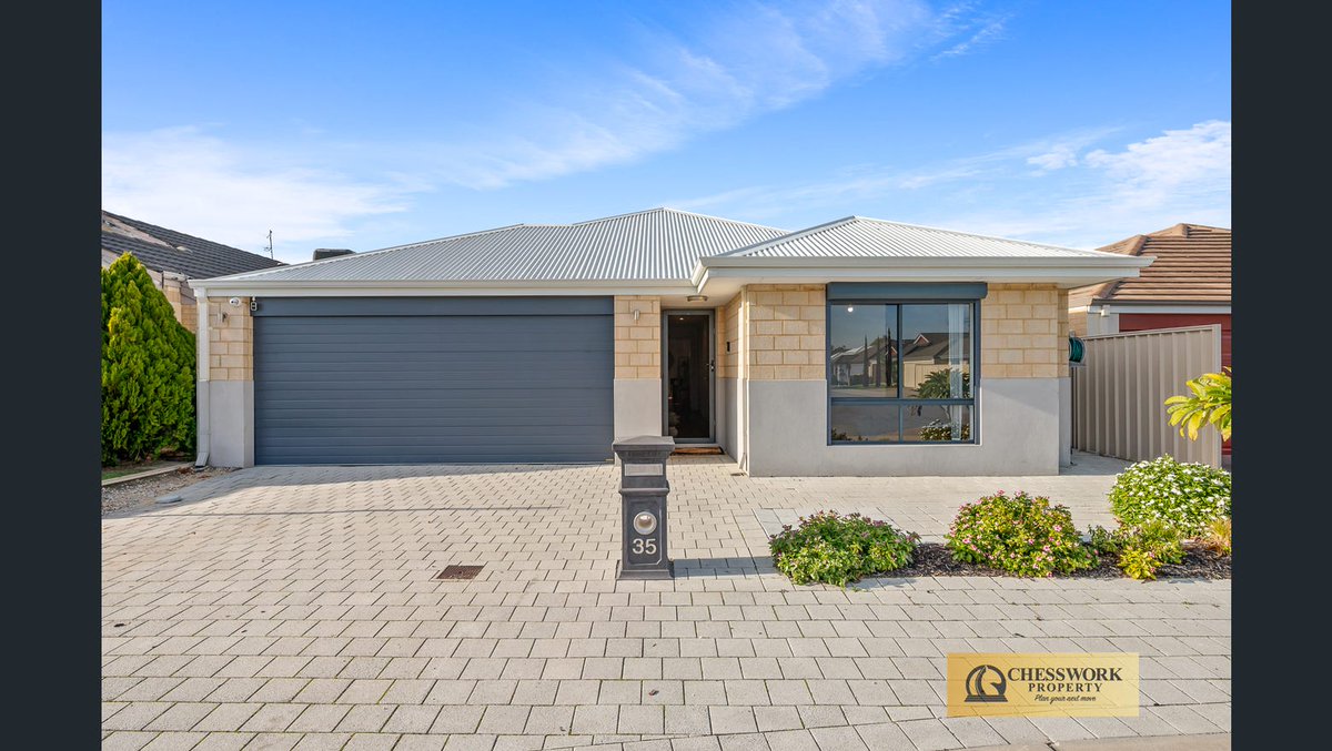 Chesswork_Group's tweet photo. Big Family Energy Without The Weekend Maintenance. Welcome to 35 Marloo Street, Wattle Grove! Home Open this Saturday at 12:00 pm. See you there! #ChessworkProperty #ChessworkFinance #PerthProperty #RealEstate #propertyforsale #property #propertyinvestment #WattleGrove https://t.co/yLhmyCj6yO