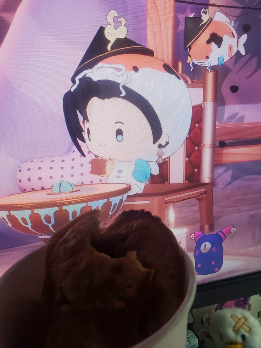GigglesDarling's tweet photo. Happy birthday Wiwi! 
I hope you have an amazing day and get to eat something yummy. 
Hug Puniko for us all
🧡 #birthdaykoi2026 https://t.co/28txkQy9BP