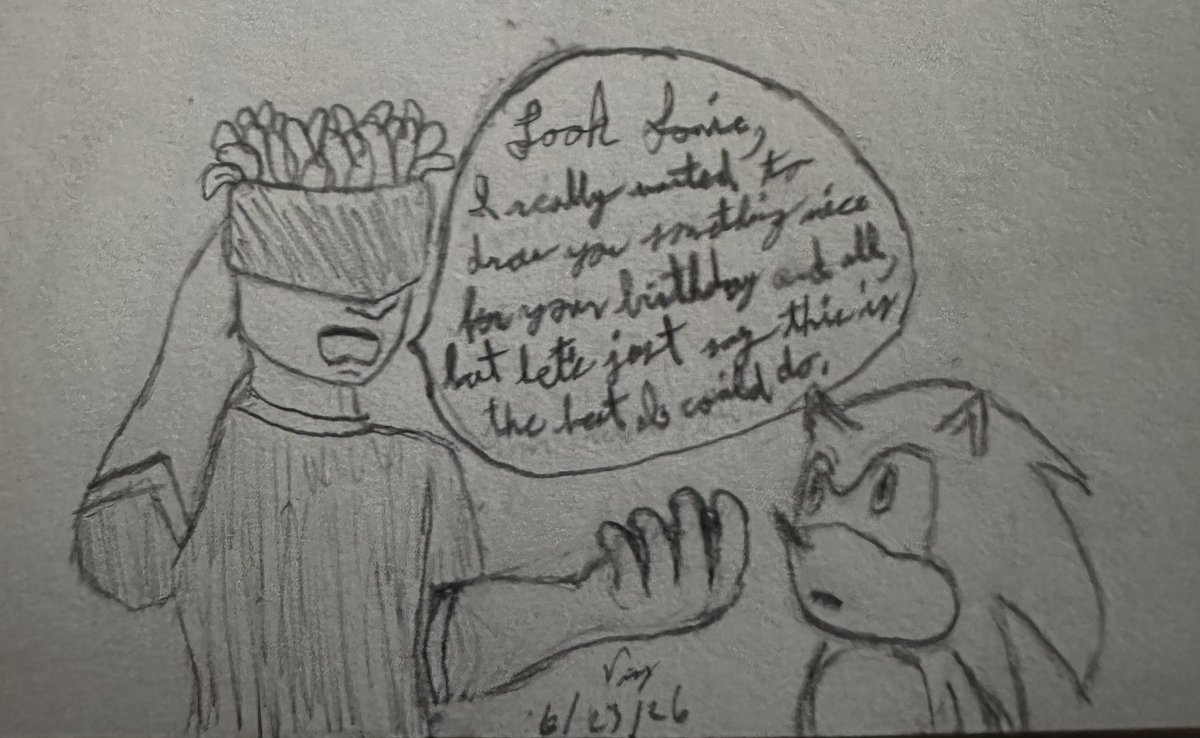 veggie_draws2's tweet photo. Happy birthday, Sonic!

Summer Drawing 2/93

#sonicthehedgehog #happybirthdaysonic #originalcharacter #bluvktry #comicart https://t.co/Jvn19sVv5t