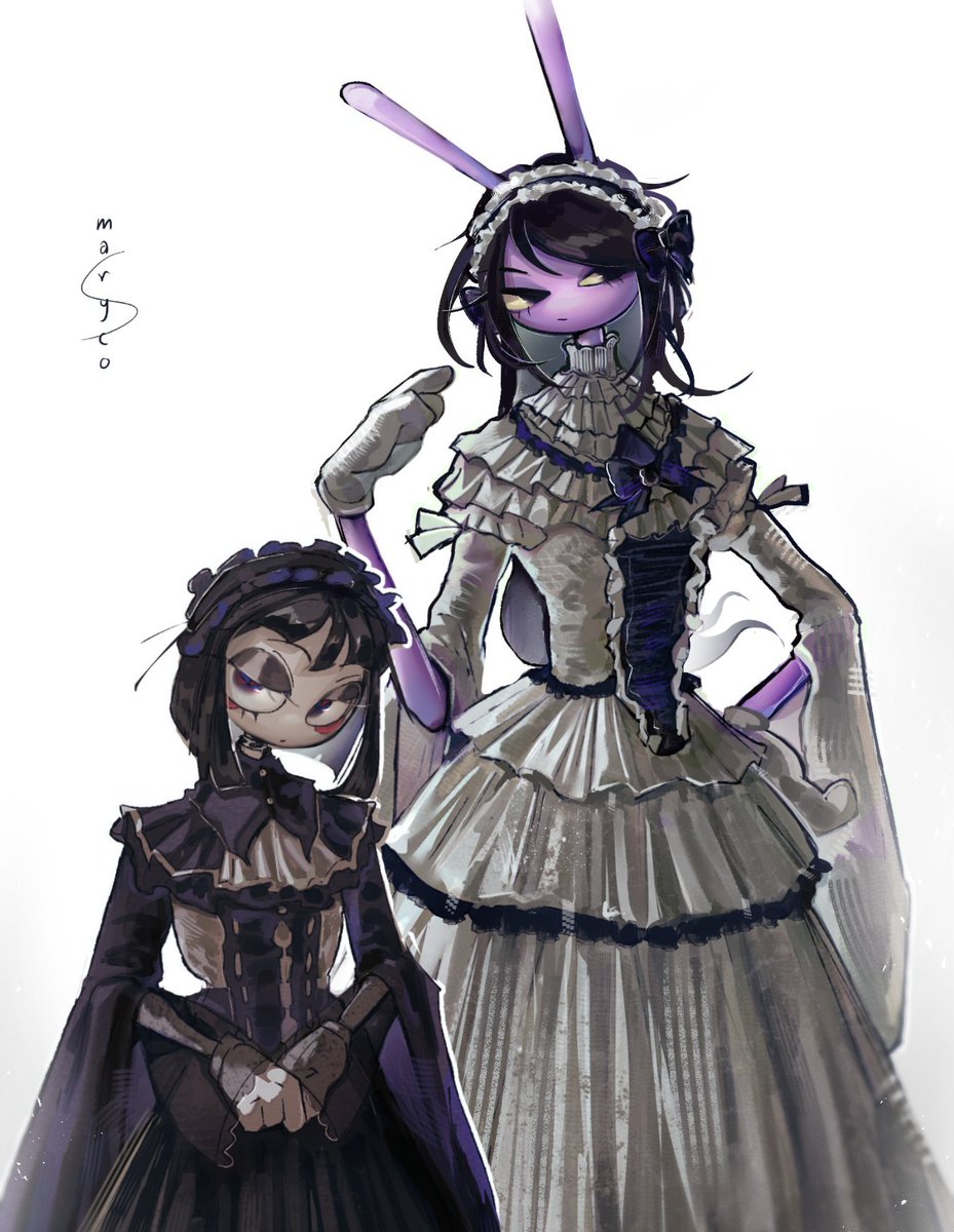 Maryssco's tweet photo. goth lolitas <333 #tadc #funnybunny https://t.co/4XzowwDET0
