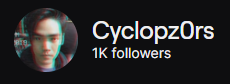 Cyclopz0rs's tweet photo. 1k! https://t.co/a5uBmD97Vf