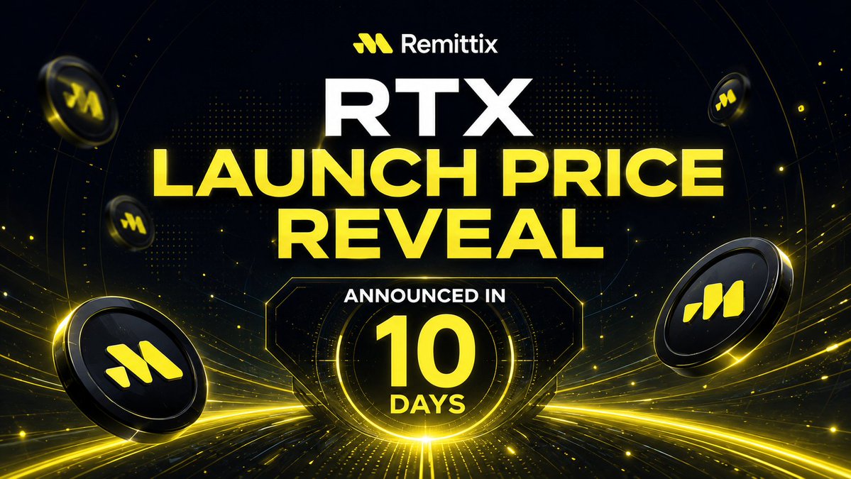 remittix's tweet photo. 🚨🔥 RTX Launch Price Reveal Coming In 10 Days 🔥🚨

The countdown to launch is starting to feel real.

In 10 days, Remittix will reveal the new minimum RTX launch price on exchanges.

The presale has now reached $30.3M raised, and once Remittix crosses $32M, the official RTX launch date will be announced.

That means the community is now just $1.7M away from unlocking the launch date reveal.

This is where everyone needs to push.

Share the update. Help the community push. The faster Remittix hits $32M, the faster the launch date gets revealed.
Current status:

🔥 $30.3M raised
🔥 $32M unlocks the official launch date
🔥 New minimum exchange launch price revealed in 10 days
🔥 Platform live and moving toward public rollout

Also, holders should make sure they register for the upcoming airdrop here:

https://t.co/IiZ88zsOW6

Use the correct wallet details and stay ready.

The next 10 days are massive.

Let’s get Remittix to $32M. 🚀🔥