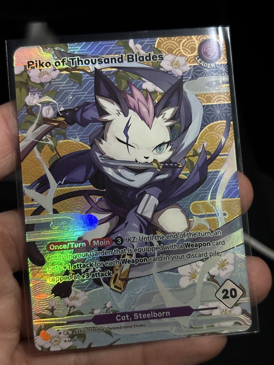 lchemist7's tweet photo. Azuki TCG has the best art… prove me wrong https://t.co/MrQJCJWFSZ