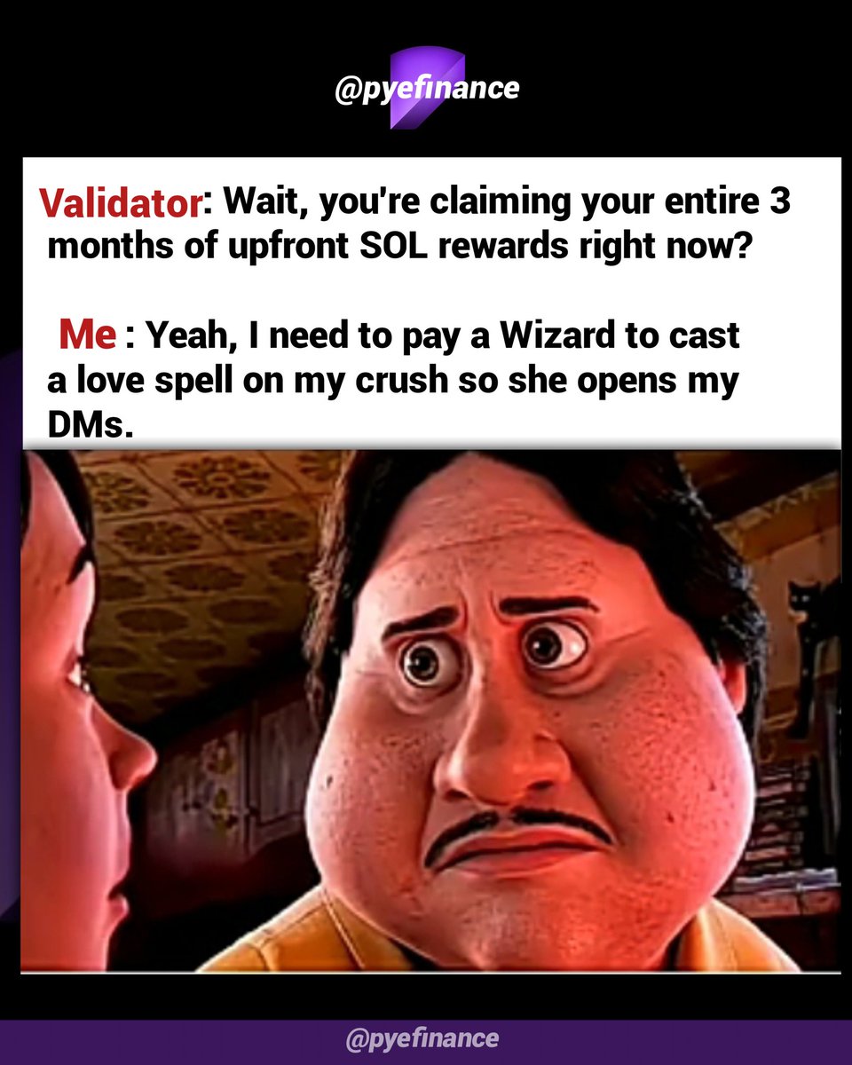 Design_master24's tweet photo. Speedstake by Pye allows you to claim your future staking rewards as liquid SOL today, all while keeping your original deposit.
But the real question remains, what will I use this whole money for❓ 😂
Lets explore most of my ideas 🥹 https://t.co/ixvLUGDsBc