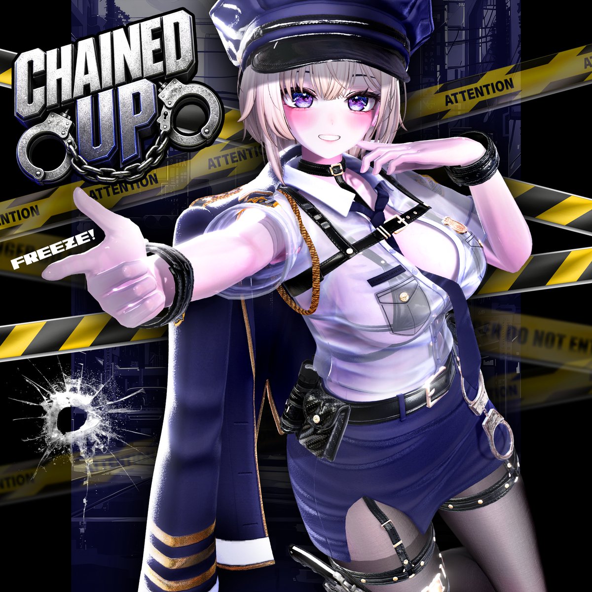 Libero_Boutique's tweet photo. FREEZE！🚨

逃げる準備はできていますか？
それとも、私に捕まってみますか？

⛓️『Chained UP』👮‍♀️
6月25日(木) 販売予定

#Libero_Boutique
#Chained_UP https://t.co/vkqbFFRuEA