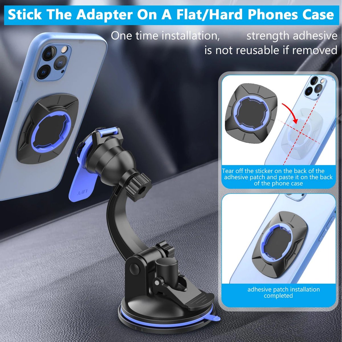 MuhammadIb45439's tweet photo. This Car Phone Holder provides a strong grip, easy one-hand operation, and 360° rotation for the perfect viewing angle. Compatible with most smartphones and ideal for safe navigation and hands-free calls. https://t.co/VoAc6MAXR7