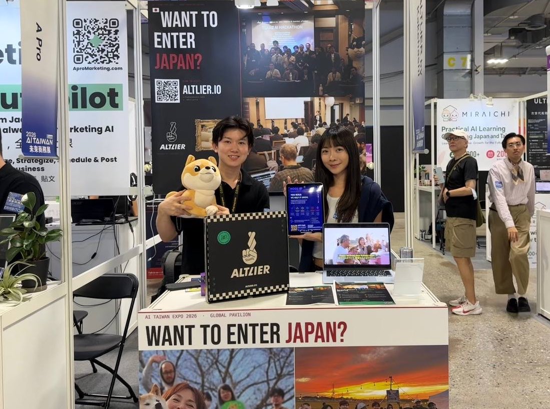 nodehashco's tweet photo. Come visit Node # and @Altlierco at AI Taiwan 2026 at Booth G2-06!

花博爭艷館 Taipei Expo Dome
June 24-26, 2026
09:00-17:00

You build. We help it grow!

#GTM #partnerships #community #AI #branding #growth #marketing #japan #taiwan https://t.co/Q9E4A1YYBL