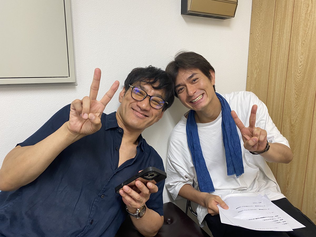 thunderogisan's tweet photo. 「谷田と林田のしぼりたてラジオ」第三回目の放送は７月1日14時30分〜15時OAになります。今回もしぼりたての話題満載です。是非ご視聴ください！ https://t.co/2ykWpiETKO