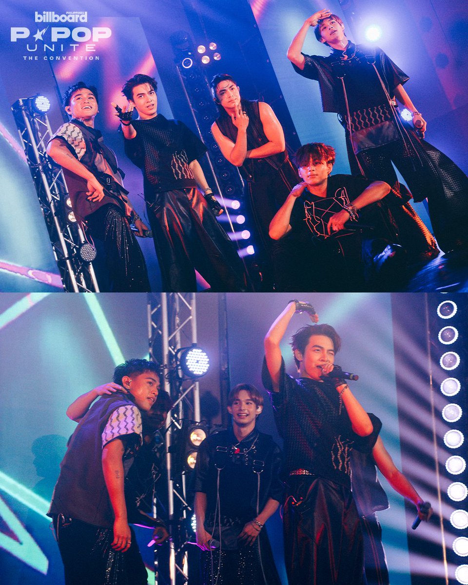 BBPHOfficial's tweet photo. VXON (@vxonofficial) cap off their electrifying set with a remix of theit songs “pelikula” and “KNT" at P-POP UNITE: The Convention. The five-member boy group also reveal how they stay locked in and bring their signature intensity to every performance. 

Photographed by Easel Manes.
#PPopUnite
#BillboardPhilippines
#BillboardPH