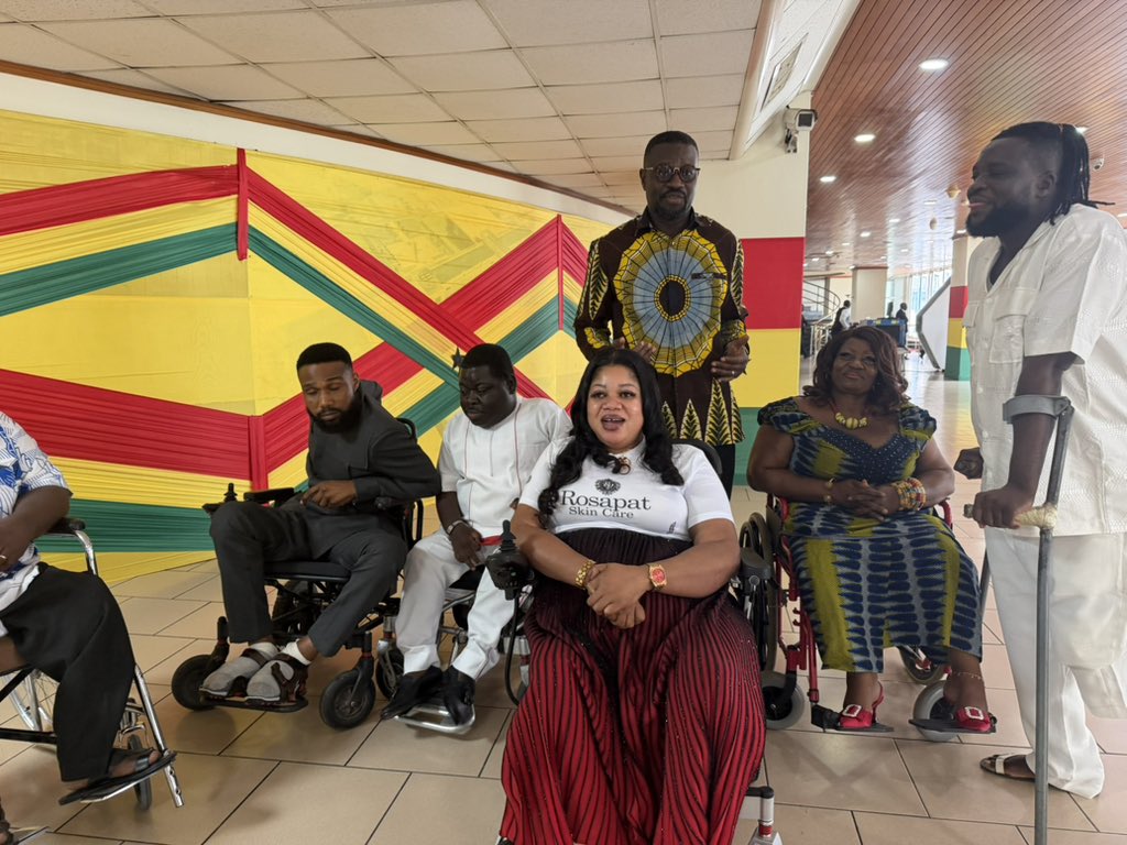 ObourKingsley's tweet photo. “Hon. @FAnnohDompreh remains committed to the review of the Disability Act.” https://t.co/UcMlVY5c8j