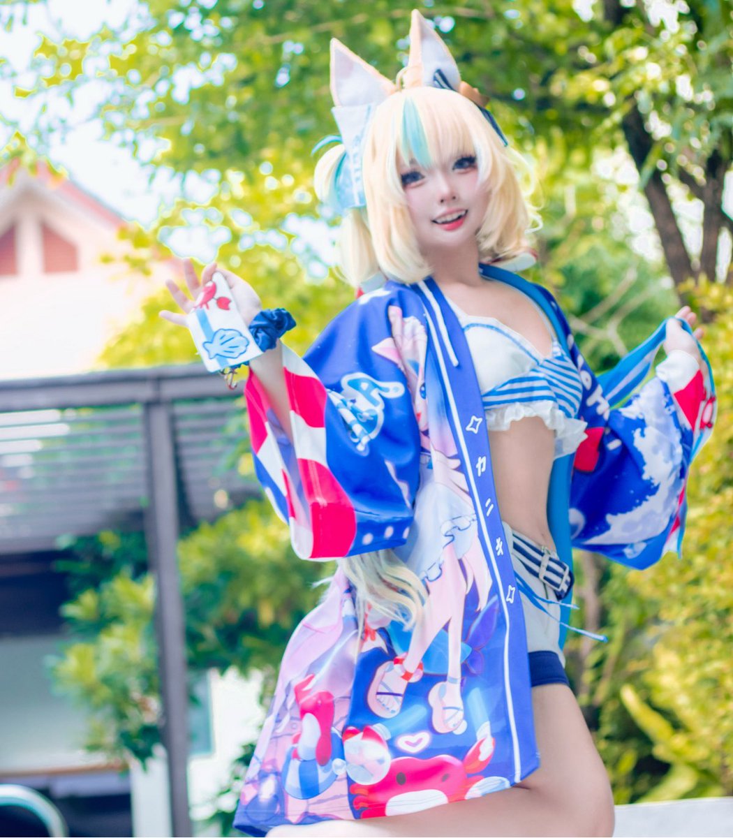 OshiMoshi_Shop's tweet photo. [Reminder]

Global pre-orders for the Unofficial Sameko Saba Fan Happi close in 4 days!

Make sure to get your pre-order in before Sunday, June 28th at 8:59PM PDT/11:59PM EDT!

Modeled by @Taotan_cos

#samekosaba #sabart https://t.co/hJDi8nxl8P