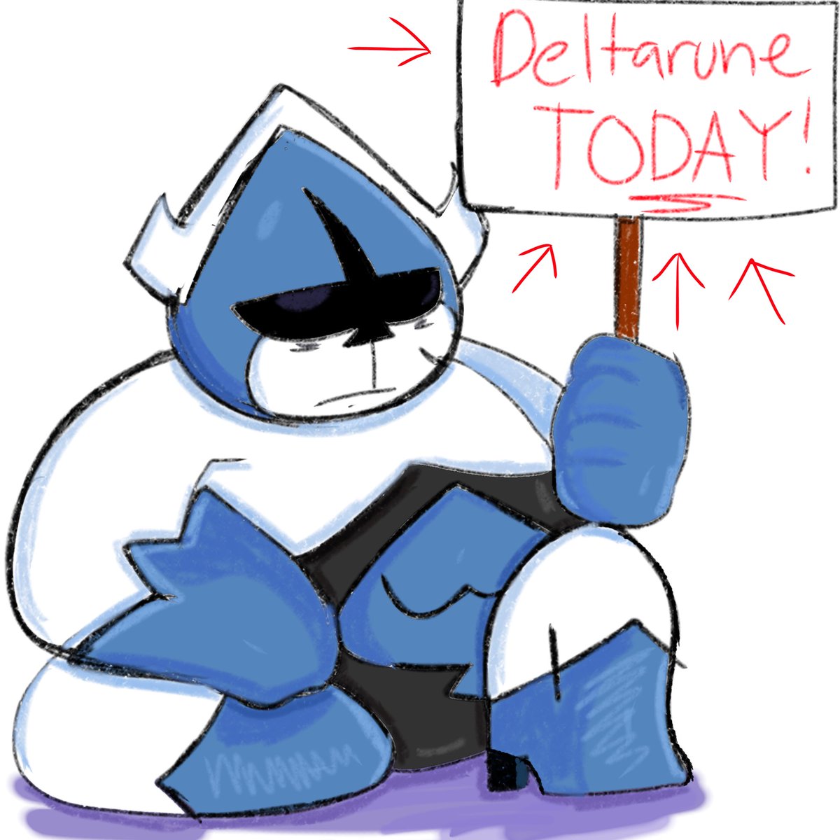 valley008's tweet photo. #DELTARUNE TODAY!!!! https://t.co/fP8oSFTGm3