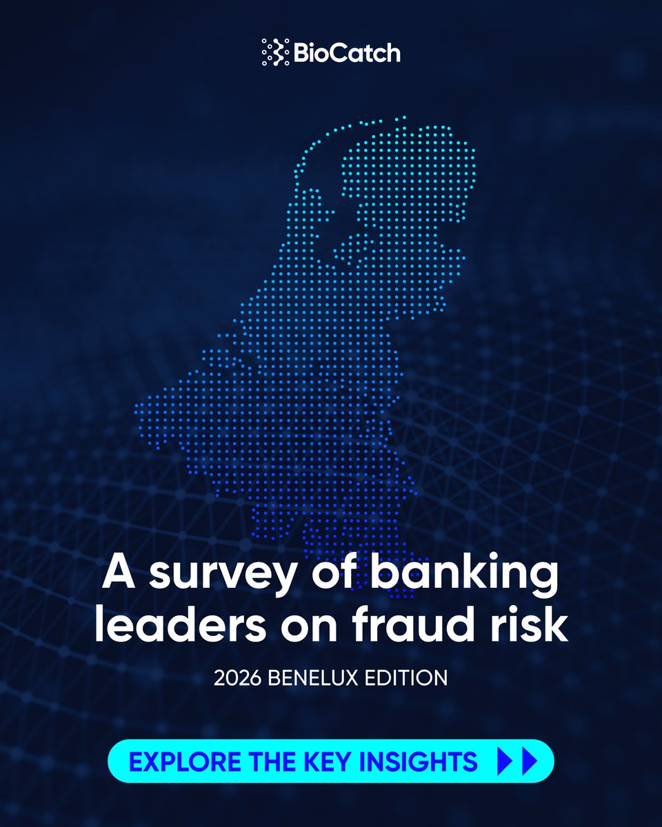 BioCatch's tweet photo. What are fraud and financial crime leaders across Benelux most concerned about today?

We surveyed 100 banking leaders across Belgium, the Netherlands, and Luxembourg to understand the pressures they're facing, the threats they're monitoring, and where they see the greatest challenges ahead.

Access the full report: https://t.co/KUTlfX46nF

#FinancialCrime #FraudPrevention #BankingIndustry