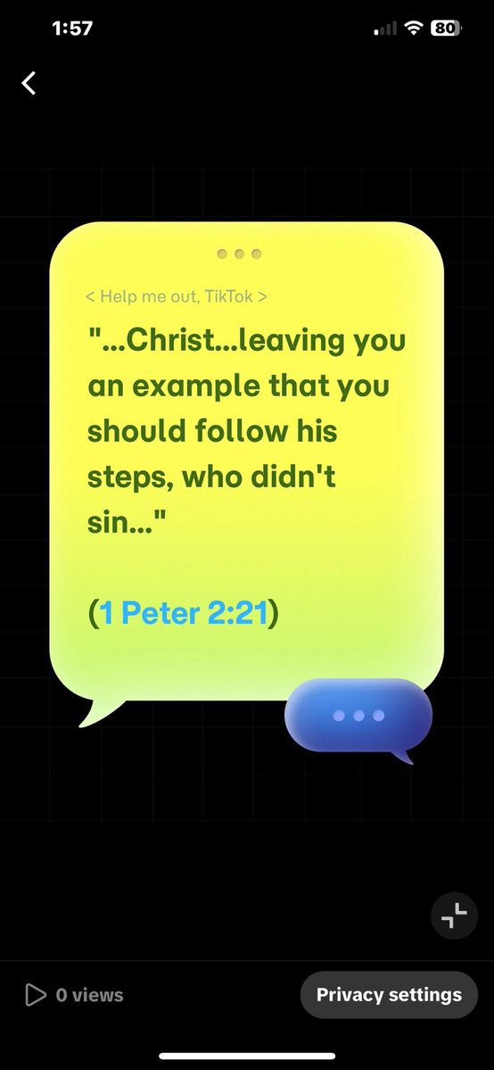 Michael68311786's tweet photo. "...Christ...leaving you an example that you should follow his steps, who didn't sin..." https://t.co/9e0b6x9ZzA
