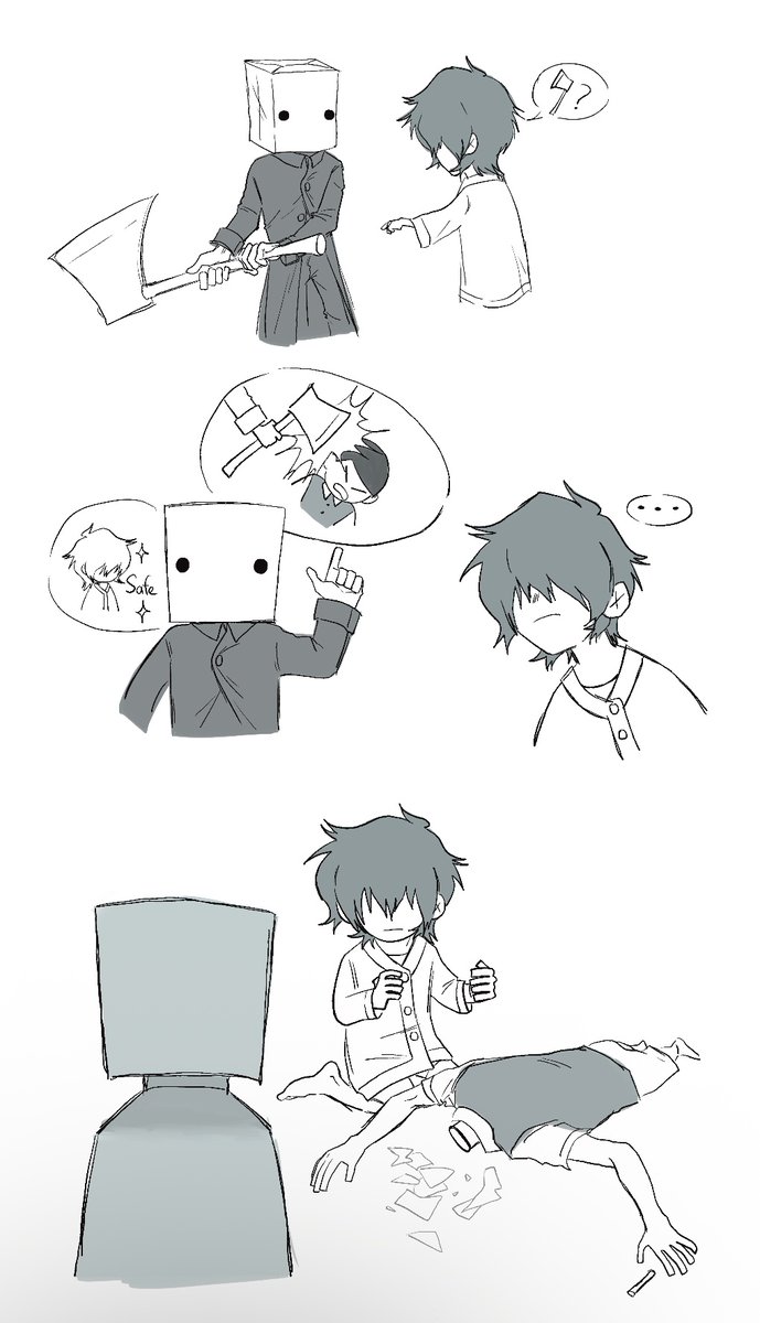 Dcoconut1100's tweet photo. It’s a good thing that Mono is the one who uses the axe, not Six https://t.co/UepeI2T3N8