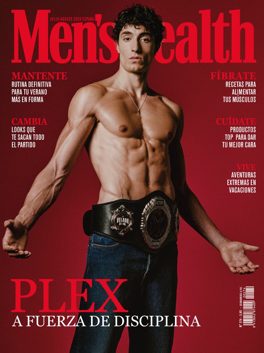 menshealthESP's tweet photo. Plex (@yosoyplex), nueva portada de Men’s Health a fuerza de disciplina.
"Esta preparación para La Velada ha sido mucho más brutal que la primera. Estoy deseando subirme al ring. De hecho, me subiría ahora mismo. La espera se me está haciendo un poco larga". https://t.co/tBguqj6ViM