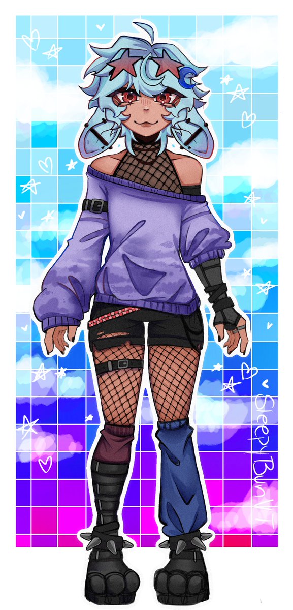 SleepybunVT's tweet photo. I'm crying because of how good this is I ABSOLUTELY LOVE IT 😭💙
#Sleepyeppyart https://t.co/GGTcffVIGr