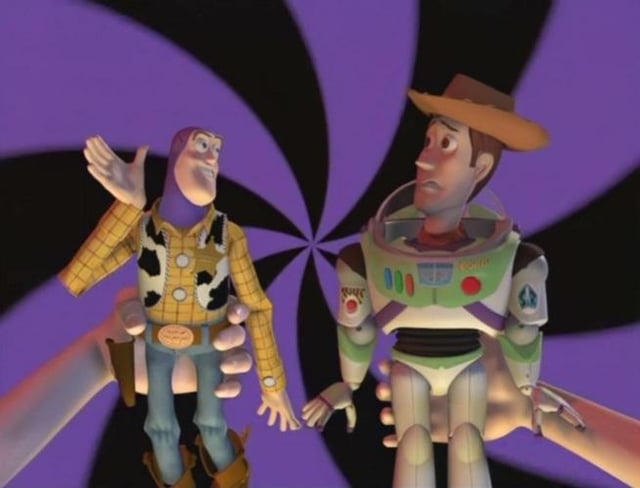 mnlselvvlgets5's tweet photo. 一応トイストーリー1が公開された翌年に「Toy Story Treats」っていうショート動画があってな、、、、 https://t.co/achADYzxqB