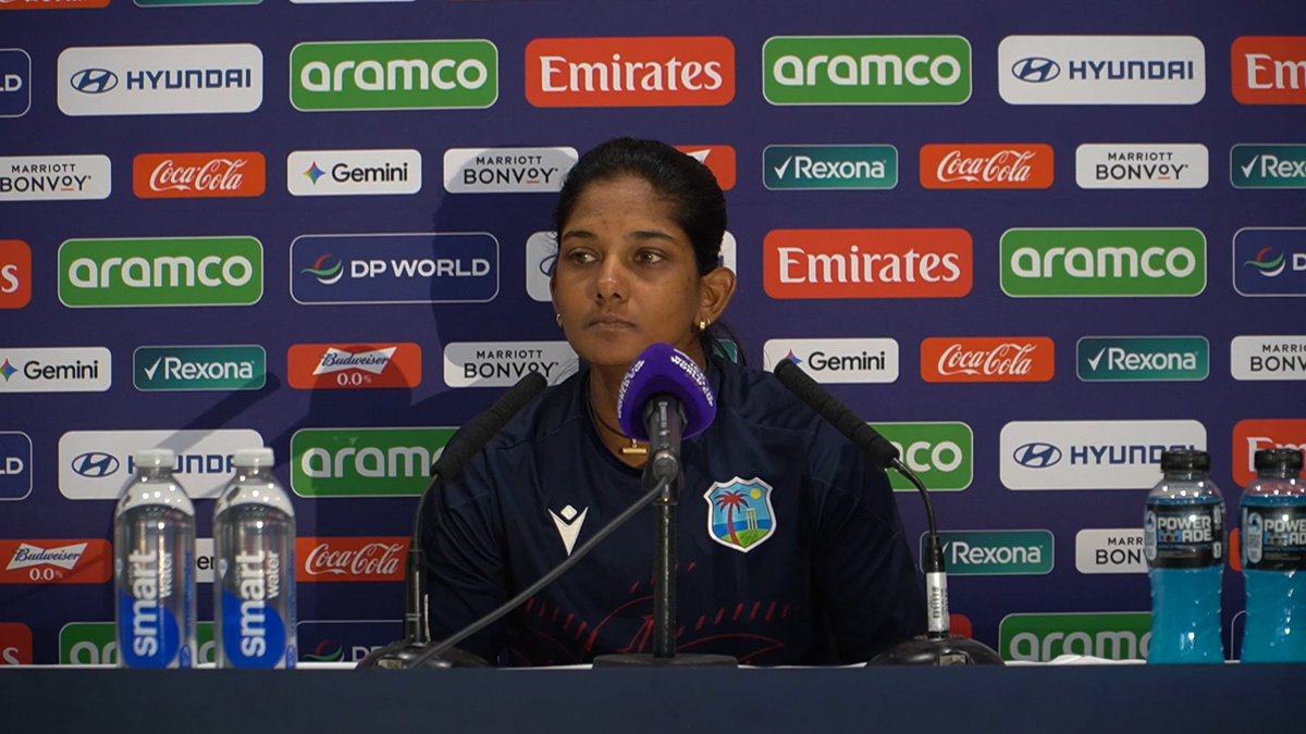 Cricket_World's tweet photo. π₯ MATCH BUILD-UP π₯
England Women vs West Indies Women
ποΈ Charlie Dean
ποΈ Karishma Ramharack
The players look ahead to a big ICC Women's T20 World Cup clash, with key points and momentum on the line.
https://t.co/ZAzHvzFr6D
#ICCWomensT20WorldCup #ENGWvWIW #EnglandWomen #WestIndiesWomen #WomensCricket #CricketWorld