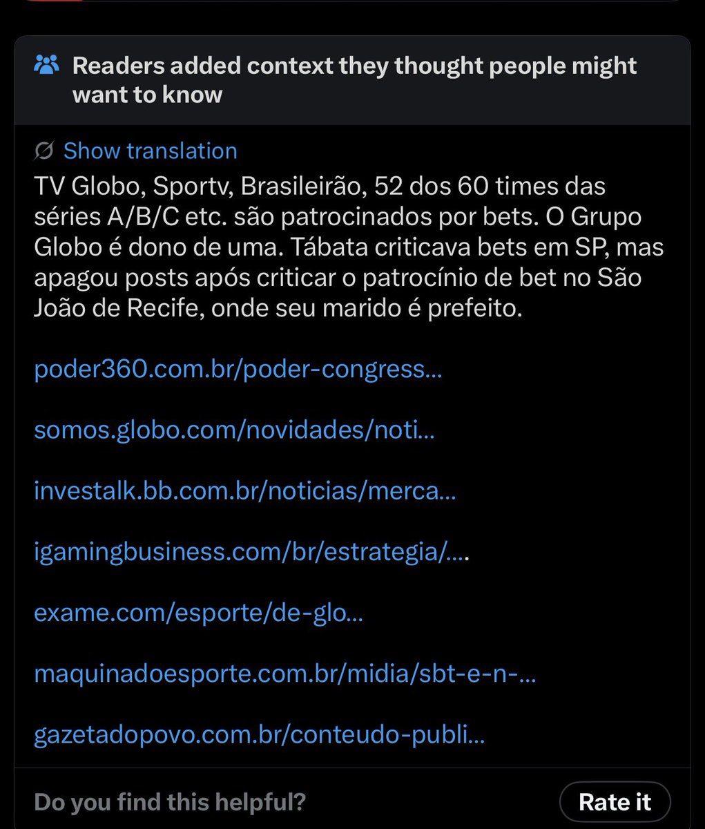 MaskOfV's tweet photo. @tabataamaralsp Que hipocrisia! Se você é contra, então faça uma lei e proíba de verdade as bets, cassinos e rifas em todo o território nacional.
@tabataamaralsp https://t.co/9dH9i6q4RJ