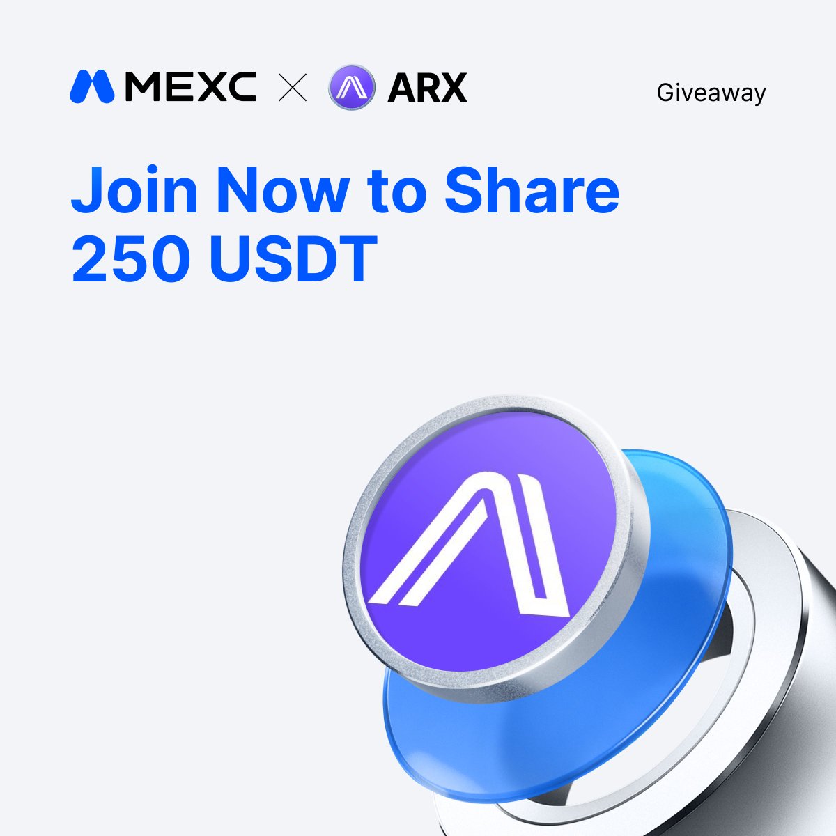 Alpha_MEXC's tweet photo. Join MEXC Listings giveaway to win 250 $USDT:

1️⃣ Follow @Alpha_MEXC &amp; @Arcium 
2️⃣ Like, RT &amp; Tag 3 friends
3️⃣ Comment "Trade $ARX on MEXC" + your MEXC UID

10 lucky winners will share the prize. Ends on Jun 30.

Trade Now 👉https://t.co/52zANvxANw https://t.co/hYr9TdNOhH