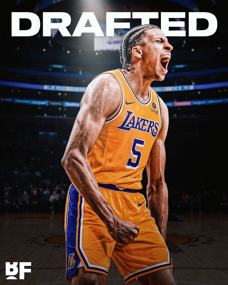 bballforever_'s tweet photo. The Los Angeles Lakers have drafted Cameron Carr with the 24th overall pick in 2026 NBA Draft 🔥

The Lakers traded the 25th pick and cash considerations to New York to move up to 24. https://t.co/VrtZweFLAU