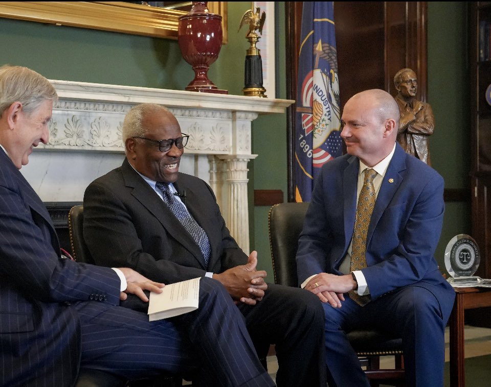 BasedMikeLee's tweet photo. Happy birthday to Justice Clarence Thomas—an American hero. https://t.co/I2m7ujB4oN