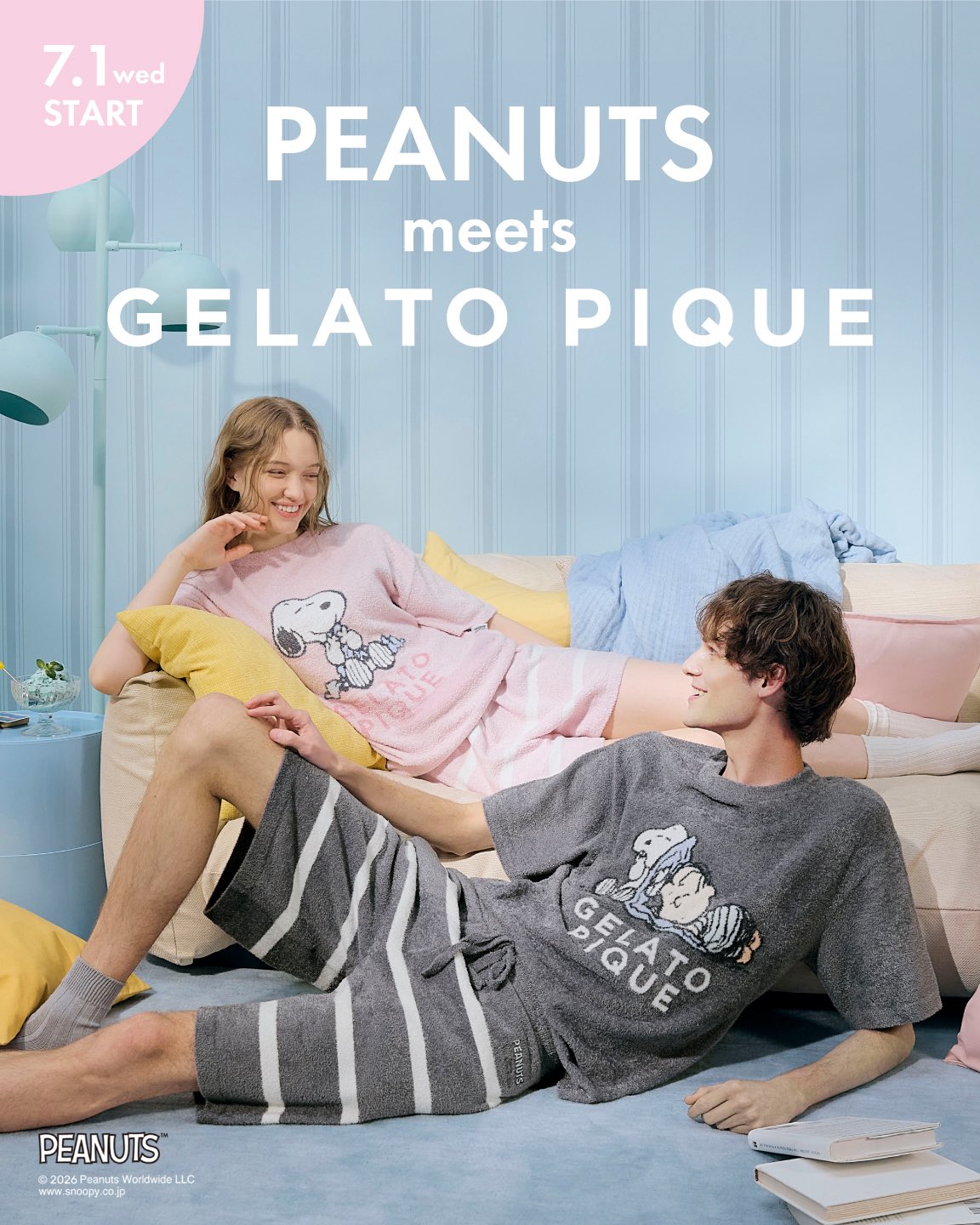 gelato pique PEANUTS スウェットセット グレー gelato pique on X: 