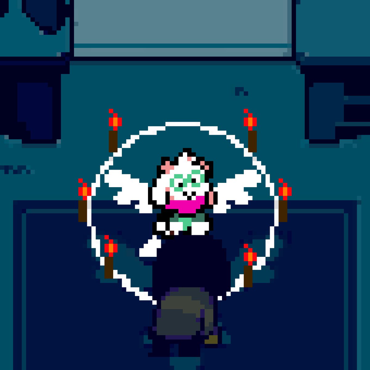 unboba149300's tweet photo. ラルセイを光の世界に呼ぶ儀式
#deltarune #kralsei
#hamburgerscheeseandfries https://t.co/bqtrdgdzqH