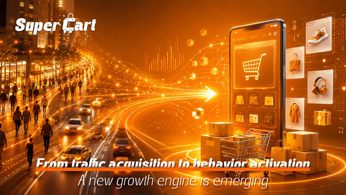 SuperCart_OFCL's tweet photo. 📉 Traditional e-commerce is reaching structural limits
High CAC. Weak retention. Traffic dependency.

🚀 #SuperCart introduces a behavior-driven growth engine.
🤝 Users are no longer consumers
They are value contributors in the ecosystem

 #NewCommerce #BehaviorDriven #Web3 https://t.co/i0x50W79pM