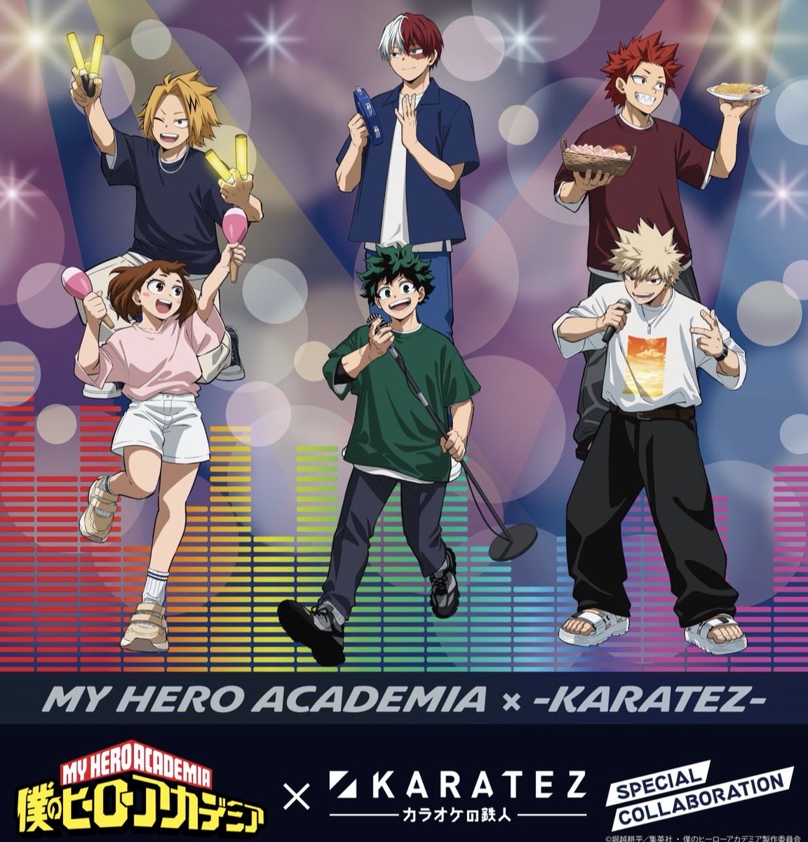 heroaca_info's tweet photo. 僕のヒーローアカデミア × カラオケの鉄人

コラボ詳細が公開されました！

★明日6月25日(木) 17時～
コンセプトルームの予約も開始予定です

https://t.co/LHXQ2DX1hn https://t.co/JmOBiY52wS