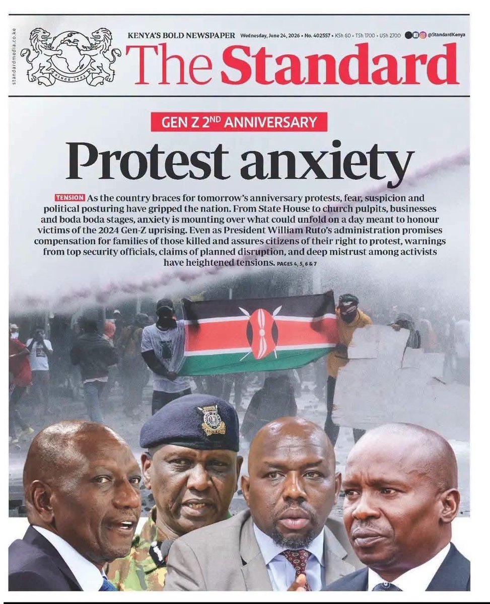 otienowill's tweet photo. The right to assemble, protest, and speak freely is not a favour granted by those in power; it is a constitutional right belonging to the people. A government that sees every demonstration as a threat rather than a message has already lost sight of whom it is supposed to serve. https://t.co/VeoA3EmTRq