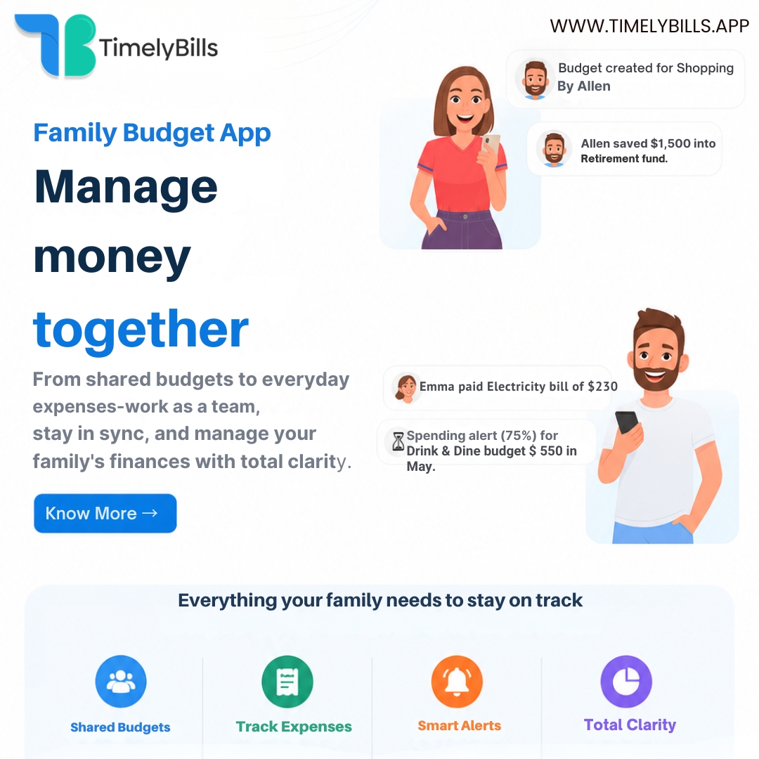 TimelyBills's tweet photo. Manage Money Together with TimelyBills

For more information: https://t.co/qtgUwKbDxd

Email: support@timelybills.app

#Bestfamilybudgetapp #bestbillmanagementapp #Bestexpensemanagerapp #expensetrackerapp #Bestmoneymanagerapp #Timelybills #Delhi https://t.co/T3UEkJmrt2
