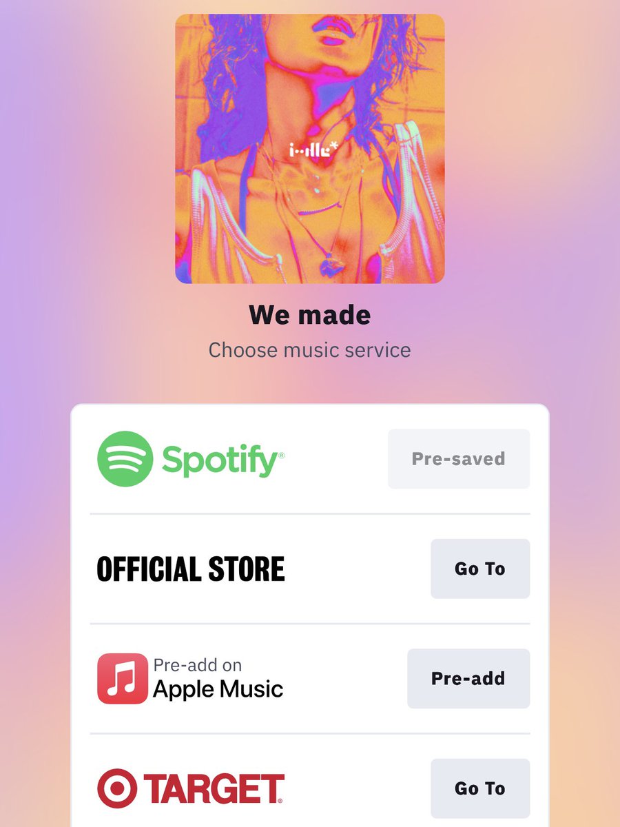 CookieNevie's tweet photo. Alright nevies, please pre-save i-dle’s [We made] on Spotify. Drop proofs below once you’re done. It’ll only take a second. https://t.co/ggTnSgumgQ