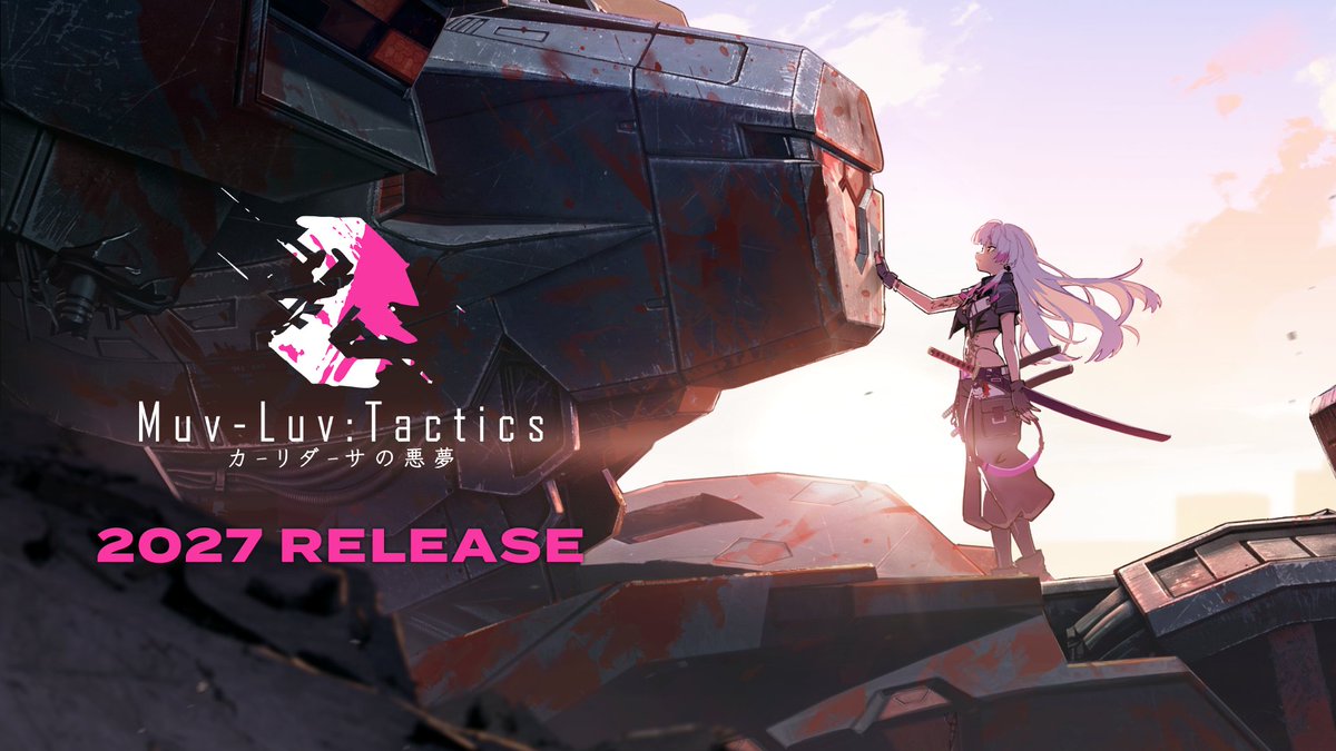 Muvluv_Official's tweet photo. ◤ #マブタク Steamストア公開！
　公式Discordサーバも開設！ ◢

#マブラヴ シリーズの魂を継承した戦術シミュレーションRPG、『Muv-Luv: Tactics カーリダーサの悪夢（マブタク）』のSteamストアページを公開！
合わせて、公式Discordサーバも開設しました！

また近日、公式サイトも公開予定！
ウィッシュリスト登録＆Discordサーバご参加の上、2027年のリリースをお待ちください！

▼Steamストアページはこちら！
https://t.co/InprKYWr9F