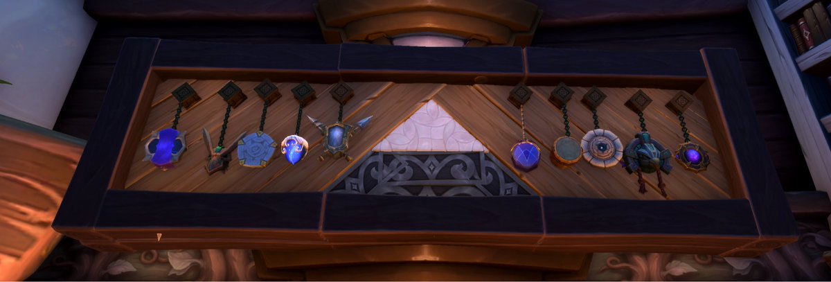 rakreadycheck's tweet photo. I finally filled my medal board irl! Then tried to recreate in my WoW house. #warcraft #worldofwarcraft #wow https://t.co/yMo3t5FiyU
