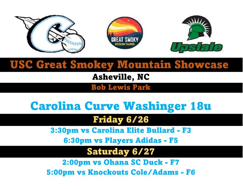 EricaBurnham_28's tweet photo. Come check us out @CarolinaCurveW at USC Great Smokey Mountain Showcase this weekend in Asheville https://t.co/FFd5n0NExr