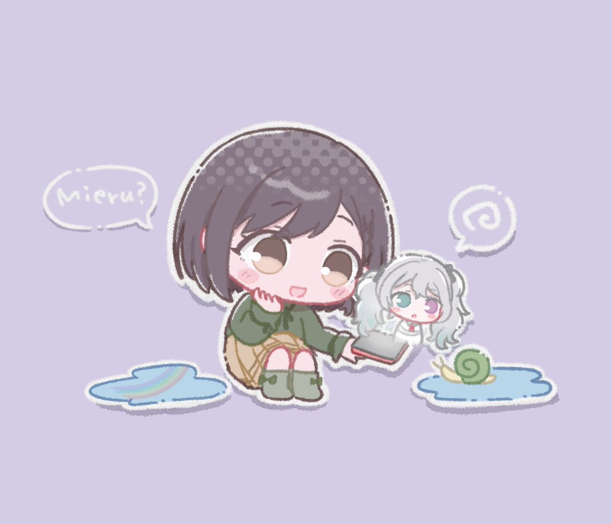 toro_ro_oekaki's tweet photo. 雨上がり🌈 https://t.co/TlGtwRIWxi