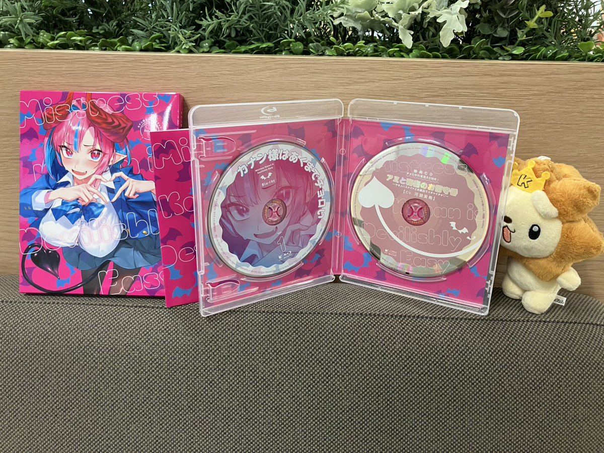 kincrin0201's tweet photo. TVアニメ「カナン様はあくまでチョロい」
Blu-ray Vol.1が発売されたよ～😈❣

ジャケットがとっても可愛い！
「チョロかわ本気ASMR」、必聴だね🦁♨️

💿️詳細
https://t.co/DGKQPXHIhw

#カナチョロ
#きんくりん #きんくりん分身の術 https://t.co/HTflPvDdW0