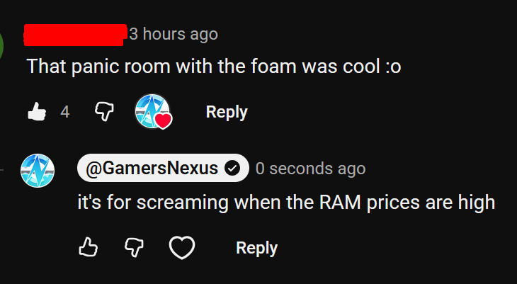 GamersNexus's tweet photo. Do we rename the hemi-anechoic chamber to... "panic room?" https://t.co/3bgYRgJJ6p
