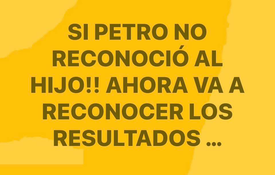lysecheverri's tweet photo. @petrogustavo El burro hablando de orejas, están apurados, sin la presidencia no tienen cómo responder con el billete que utilizaron para comprar los votos de la segunda vuelta https://t.co/wI5EGg2Xc7